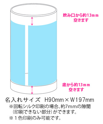 グラスタンブラー 300ｍｌ 回転シルク印刷は粗品・記念品の【名入れ110番】