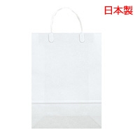 紙袋 白無地コーティングバッグ　No.5　日本製