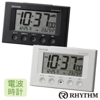 RHYTHM(リズム時計)デジタル電波時計 フィットウェーブスマート
