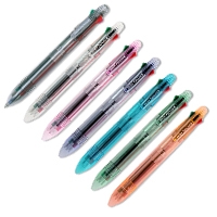 フェアライン6 6色ボールペンは粗品 記念品の 名入れ110番